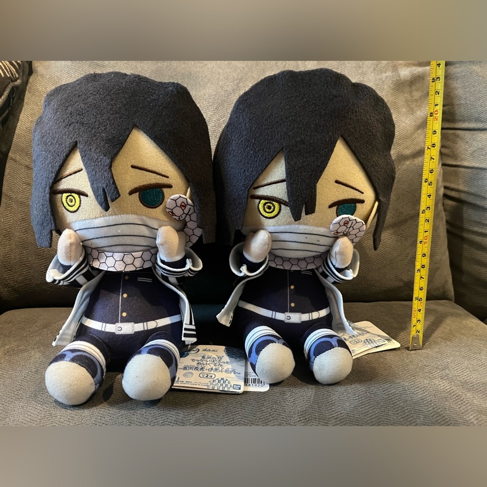 Two Demon Slayer: Kimetsu no Yaiba
PLUSH~Giyu Tomioka•
Obanal Iguro~(B:Oba plush